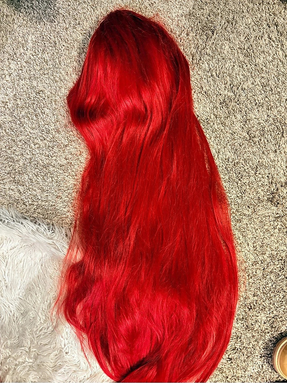 Red Long Hair Wig 35 inches Webster wigs
